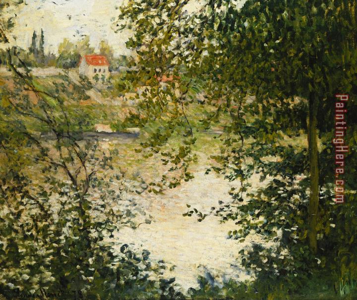 Claude Monet A View Through The Trees Of La Grande Jatte Island